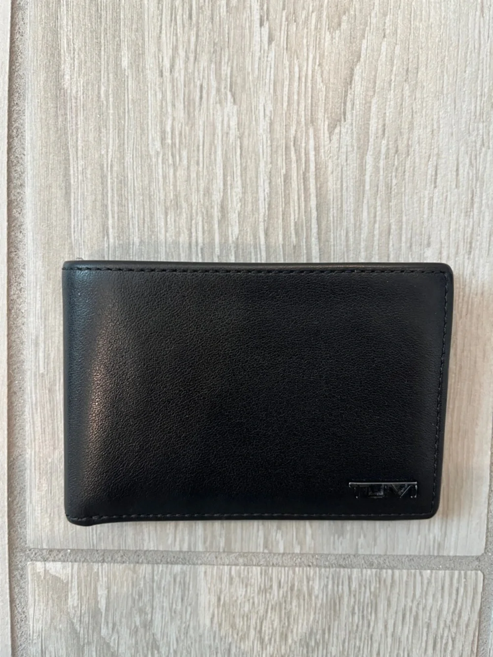 Tumi Black Leather Card Holder